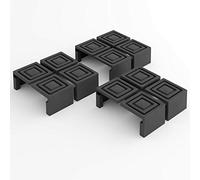 Deuba Set de 12 Protectores de Suelo de Goma Tapas para Carpas cerveceras Bancos mesas Reutilizables