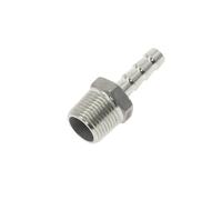 DeVow 1/8 "-1/2" BSP macho 304 conector reductor de púas de acero inoxidable 6-12 mm ID