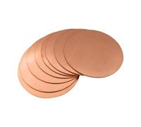 DeVow 5 unids/lote T2 disco de cobre 15-29mm X 0,1-5mm juego de placas redondas
