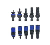 DeVow Conector rápido de manguera de 1/4, 3/8, 1/2, 3/4, 1 pulgada, 4/7mm, 8/11mm, 16mm, 20mm, 25mm, conector de manguera de agua, grifo, 1 Uds.(1I2 x A)