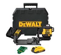 DeWALT - 18V AKU láser de cruz verde, 1x batería 2.0 Ah XR, cargador DCLE34031D1