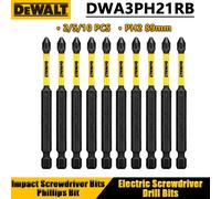 DEWALT 2/5/10 Uds PH2 89mm puntas de destornillador de impacto punta Phillips puntas de destornillador eléctrico accesorios de herramientas eléctricas DWA3PH21RB DWA3PH21RB 5PCS