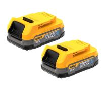 DeWALT - 2x batería 18V POWERSTACK 1,7 Ah DCBP034E2