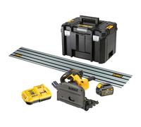 DeWALT - 54V AKU sierra sumergible 165 mm, 2x batería 6,0 Ah FLEXVOLT, cargador DCS520T2R