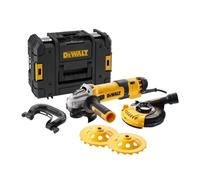 DeWALT - Amoladora angular 125 mm, 1500 W, con accesorios DWE4257KTA