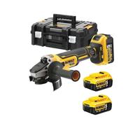 DeWalt Amoladora inalámbrica DCG405P3-QW 125 mm 18 V 3 baterías 5.0 Ah