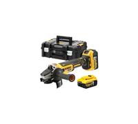 DeWALT - Amoladora angular a batería de 18 V, disco de 125 mm, con 2 baterías de 5,0 Ah XR y cargador DCG405P2