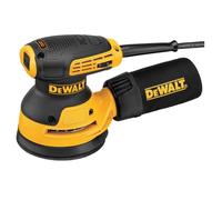 DEWALT Lijadora Rotorbital a Cable DWE6423, 280W, Ø125mm, Velocidad Variable 8000-12000 rpm, Color Amarillo/Negro