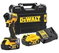 Dewalt atornillador impacto compacto sin escobillas xr 18v 1/4' 205nm