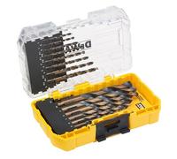 DeWALT Juego de brocas para metal DT70729 – 23 pzs Black & Gold, estuche pequeño Tough Case, TSTAK