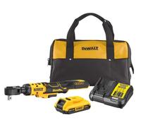 DeWALT - Carraca AKU de 18 V, 1 batería XR de 2,0 Ah, cargador DCF512D1