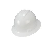 DEWALT Casco rígido de ala Completa con suspensión de trinquete de 6 Puntos, Color Blanco