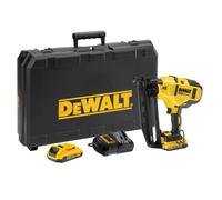 DeWALT - Clavadora AKU 18V 32-63 mm, 2x batería 2.0 Ah Li-Ion, cargador DCN660D2