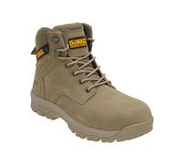 DEWALT Cranson Stone - Botas de seguridad de trabajo para hombre, piel nobuk de 5 pulgadas, puntera de acero, antideslizantes, piedra, 42 2/3 EU