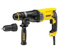 DeWalt Martillo perforador rotativo SDS Plus 900 W, 3 modos, 3,0 J, portabrocas de cambio rápido