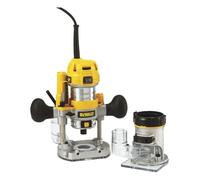DeWalt D26204K-QS Fresadora Combo 900W-27.000 RPM (6-8 mm) -Electrónica, Negro y amarillo
