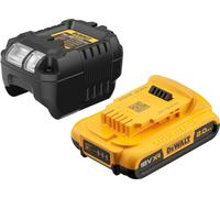 DeWalt DCB 1102 D1 Juego de batería de arranque 18 V con 1x batería 2,0 Ah + cargador DCB 1102