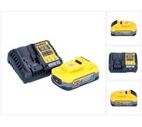 DeWalt DCB 1104 H1 Juego de batería de arranque 12 V / 18 V 1x batería Powerstack 5,0 Ah + cargador DCB 1104