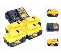 DeWalt DCB 1104 P4 Set de batería de arranque 12 V / 18 V 4x batería 5,0 Ah + cargador DCB 1104