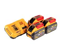 DeWalt – Juego de cargador y 3 baterías DCB118X3 – XR FLEXVOLT 8 A 3× 18/54 V 9,0 Ah