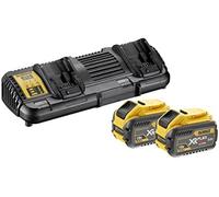 DeWalt Kit de 2 baterías DCB132X2-QW - XR FlexVolt 54V/18V 9,0 Ah Li-Ion + cargador doble