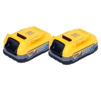 DeWalt Baterías 2x 18V POWERSTACK 1,7 Ah DCBP034E2