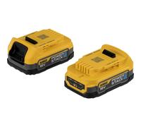 DeWalt Baterías 2x 18V POWERSTACK 1,7 Ah DCBP034E2