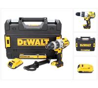 DeWALT DCD 996 Taladro percutor a batería XR 18V en maletín TSTAK + 1x Batería DCB 183 2,0 Ah