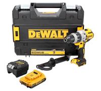 DeWALT DCD 996 Taladro percutor a batería XR 18V en maletín TSTAK + 1x Batería DCB 183 2,0 Ah + Cargador DCB 115