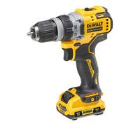 DeWalt DCD703L2T-QW Atornillador y Taladro Multi-cabezal de 12V con 2 Baterías de 3 Ah