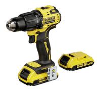 DeWalt DCD709D2T-QW Taladro de impacto a batería 18V con 2 baterías de 2.0Ah