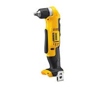 DEWALT Taladro de ángulo recto XR 18V con portabrocas y gancho para cinturón, DCD740N-XJ