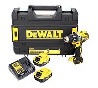 DeWALT Taladro atornillador DCD791P2 sin escobillas 18 V 13 mm 2x 5,0 Ah XR con maletín TSTAK
