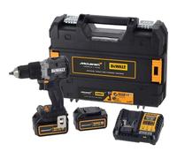 DeWalt DCD85MP2T McLaren F1 18V XR Taladro de martillo combinado inalámbrico sin escobillas con 2 baterías de 5 AH, cargador y funda