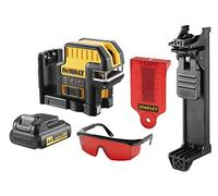 DeWalt DCE0822D1R-QW Láser autonivelante de líneas en Cruz + 2 Puntos 10,8V-Rojo, 10.8 V
