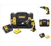 DeWALT DCF 620 D1 Atornillador para panel de yeso a batería XR 18V en maletín TSTAK + 1x Batería DCB 183 2,0 Ah + Cargador DCB 115