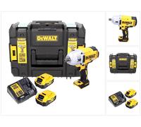 DeWALT DCF 899 P2 Llave de impacto a batería XR 18V en maletín TSTAK + 2x Batería DCB 184 5,0 Ah + Cargador DCB 115