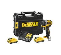 DeWalt Atornillador sin escobillas DCF601D2-QW XR 12V 1/4" con 2 baterías Li-Ion 2Ah y maletín TSTAK