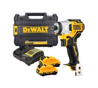DEWALT DCF801D2 12V MAX Kit de atornillador de impacto sin escobillas 1/4" co...