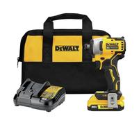 DeWalt DCF809D1 20V Cordless 1/4" Impact Driver Kit w/Battery, Charger and Bag