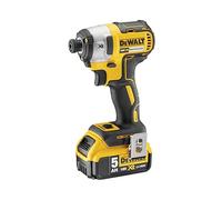 DEWALT DCF887P2 XR - Destornillador de Impacto sin escobillas de 3 velocidades, 18 V, 2 x 5.0 Ah Li-Ion