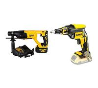 Dewalt Dch133M1-Qw-Martillo Electroneumático Sin Escobillas Xr 18V Sds-Plus 3 Modos, 18 V + Dcf620N-Xj - Tornillo Destornillador Drywall Sin Escobillas Inalámbrico