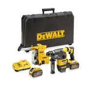DeWALT - Martillo combinado AKU 54V con aspiración de polvo integrada, 2x batería 9,0 Ah FLEXVOLT, cargador DCH335X2