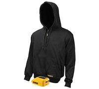 DEWALT DCHJ067B-2XL - Sudadera con capucha de seguridad industrial, color negro, XXL