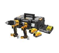 DeWalt Kit de herramientas eléctricas DCK2050E2T-QW – DCD805 + DCF850, 2x Powerstack 18V 1,7Ah