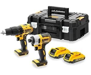 Dewalt dck2060d2t-qw destornillador eléctrico y llave de impacto amar