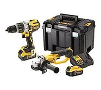 DeWalt dck278p2t-qw Kit de 2 herramientas 18 V 5 Ah - Taladro percutor y amoladora angular - 2 baterías, 1 cargador y 1 maletín)