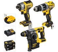 DeWalt DCK368P3T-QW Set de herramientas inalámbricas con 3 baterías de 5,0 Ah