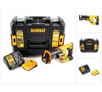 DeWALT DCS 367 D1 Sierra sable compacta a batería XR 18V en maletín TSTAK + 1x Batería DCB 183 2,0 Ah + Cargador DCB 115