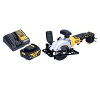 DeWalt DCS 571 M1 Sierra circular sin cable 18 V 115 mm sin escobillas + 1x batería 4,0 Ah + cargador